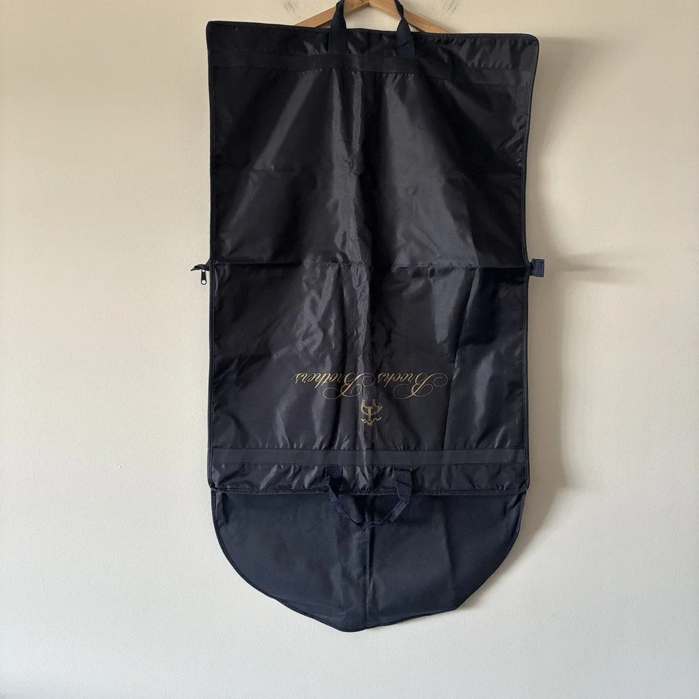 Brooks Brothers Golden Navy Convertible Suit Garment Storage Bag Travel Luggage